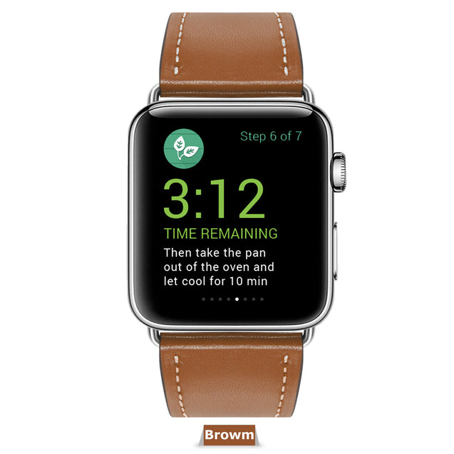 Genuine Leather Wrist Strap For Apple Watch Band 38/40/42/44mm Series 5 4 3 2 1