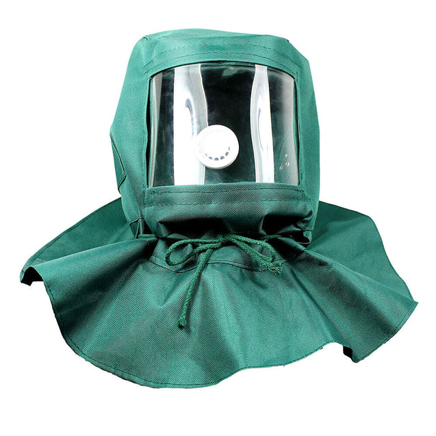 Sand Blasting Hood Cap Anti Wind / Sandblaster Tools Dust Protective Face Shield