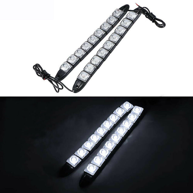 2PCS Navigation 9 LED Marine Bow Boat 12V Yacht Pontoon Bright Lights White