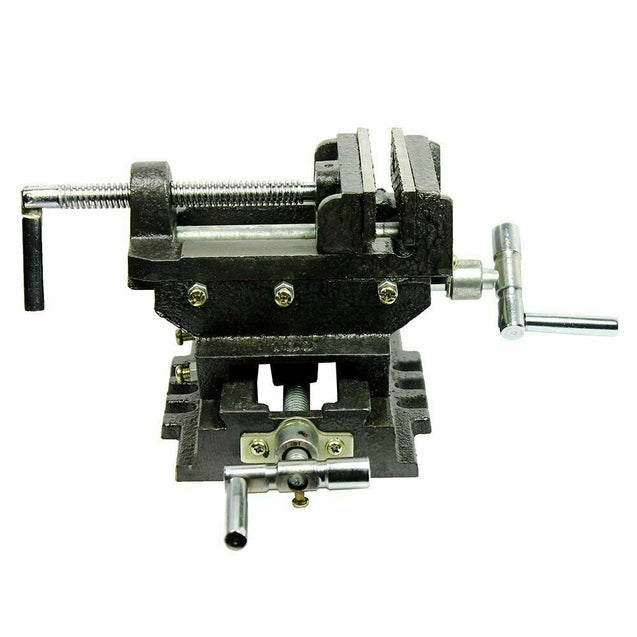 Cross Slide Vise 4" inch Wide Drill Press X - Y Clamp Milling Heavy Duty 2 Way