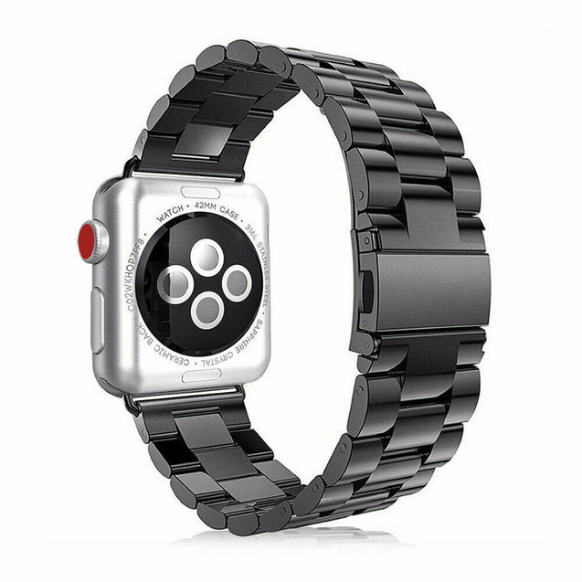 Stainless Steel Wrist Band Clasp for Apple Watch Series 4/3/2/1 iWatch 38/42mm