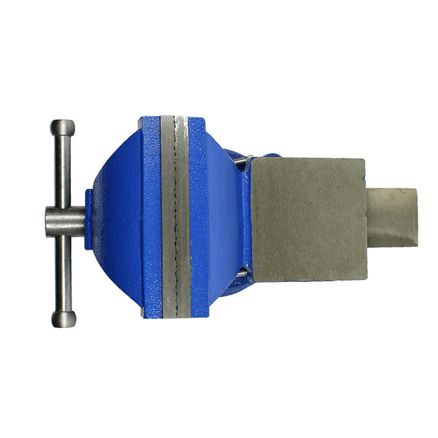 5" Heavy Duty Steel Bench Vise with Anvil Swivel Table Top Clamp Locking Base