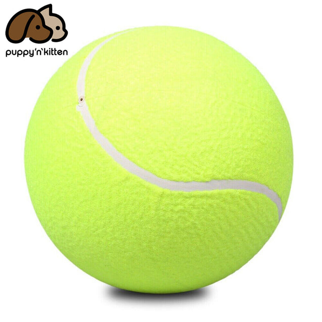 Jumbo 9.5" Large Pet Dog Tennis Ball Thrower Chucker Launcher Play Toy w/ Pump
