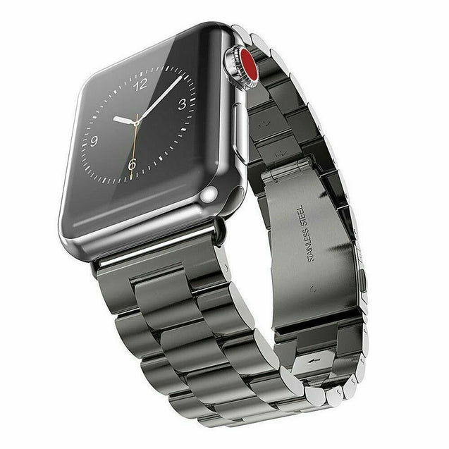 Stainless Steel Wrist Band Clasp for Apple Watch Series 4/3/2/1 iWatch 38/42mm