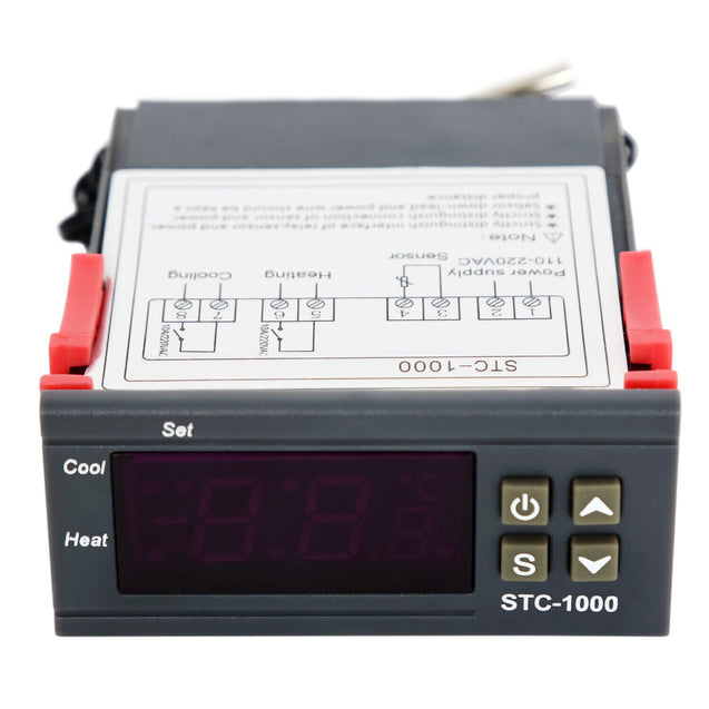 Universal STC-1000 Digital Temperature Controller Thermostat w/ Sensor AC 110V