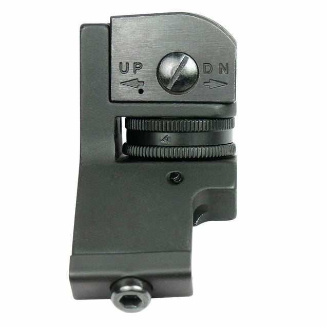 Front and Rear 45 Degree Offset Adjustable Tactical Iron Sight Set