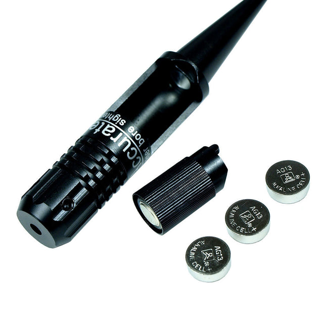 Red Laser BoreSighter Bore Sight kit for .22 to .50 Caliber Rifles Handgun