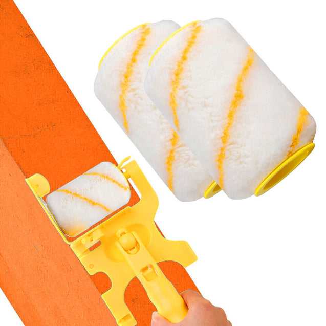 Multifunctional Clean-Cut Paint Edger Roller Brush Safe Tool for Wall Ceiling US