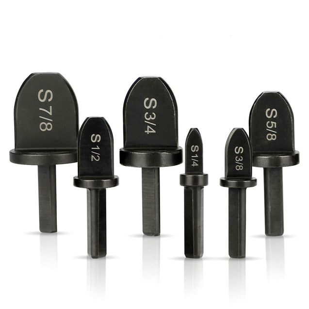 6PC Swaging Tool Drill Bit Set Air Conditioner Copper Pipe Flaring Tube Expander