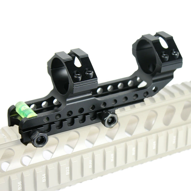 PEPR Cantilever 1" to 30mm Rifle Scope Mount w/ Bubble Level for Picatinny Rails