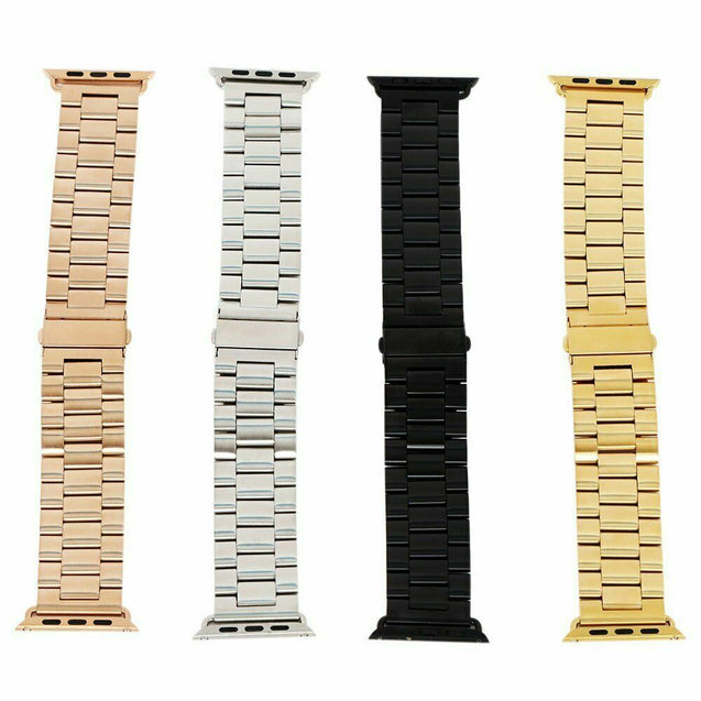 Stainless Steel Wrist Band Clasp for Apple Watch Series 4/3/2/1 iWatch 38/42mm