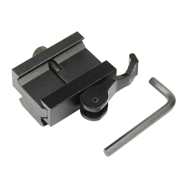 Set of 2 Quick Release Detach 1/2" Mini Riser QR Block Mounts For Picatinny Rail