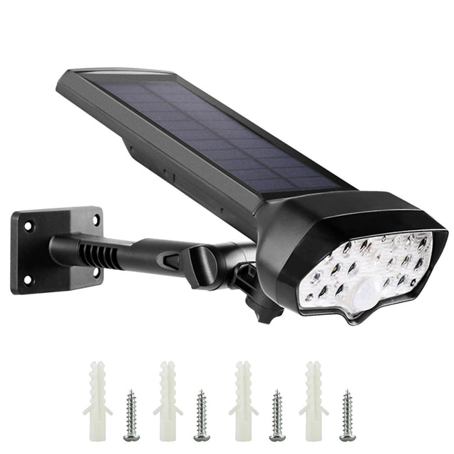 LED Solar Flood Light Motion Sensor Security Spot Wall Street Yard Outdoor Lamp