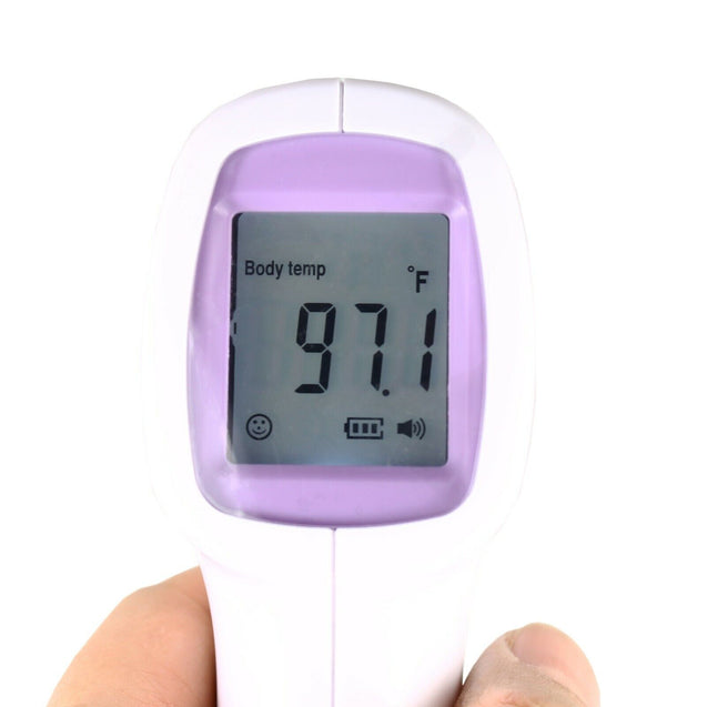 Medical Grade Non-Contact Infrared Forehead Thermometer LCD Laser IR USA Ship
