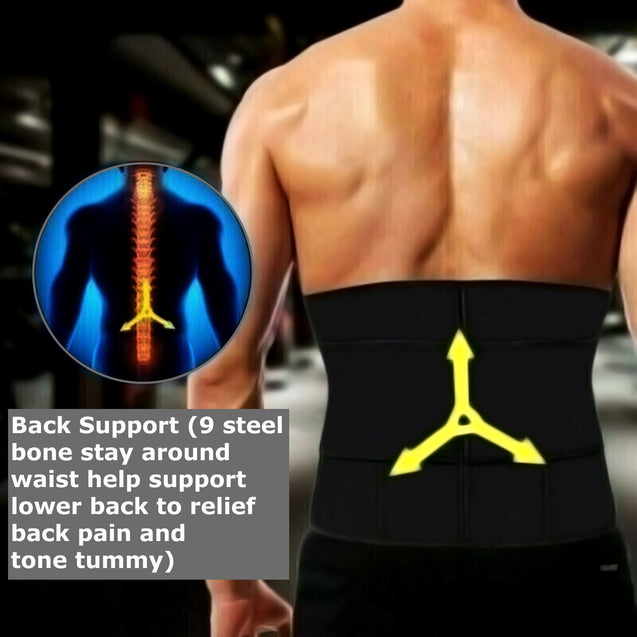 Waist Trainer Women Corset Sauna Sweat Weight Loss Body Shaper Yoga Slimmer Belt