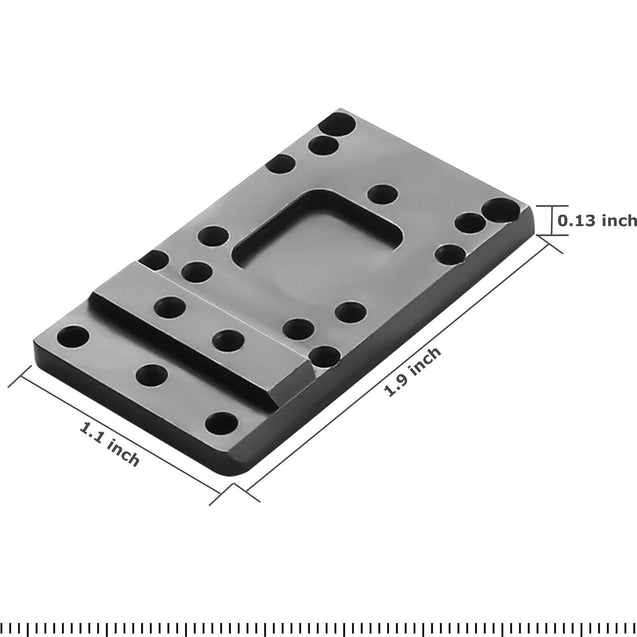 For Glock Universal Sight Mount Plate RMR Vortex Burris Red Dot Sight Pistol