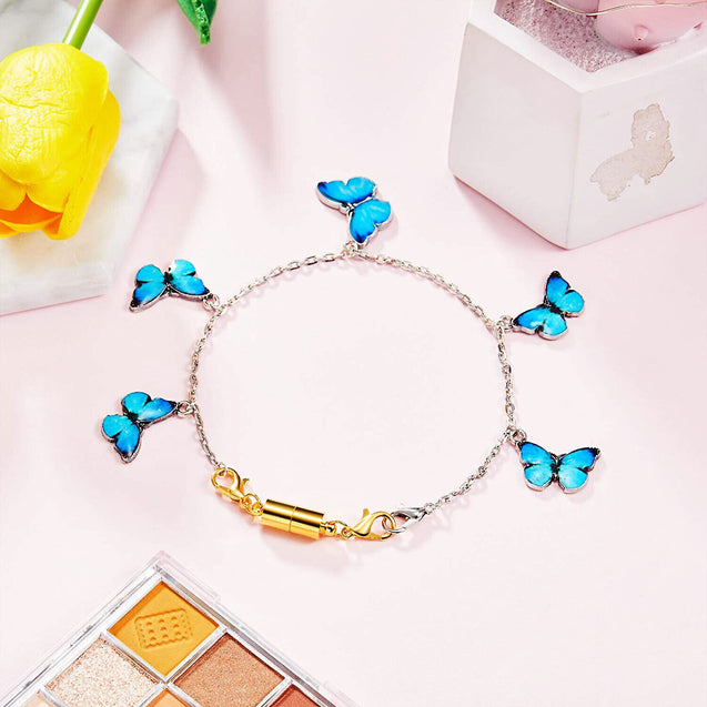 Magnetic Lobster Claw Lock Clasps DIY Necklace Bracelet Jewelry Hook Extender