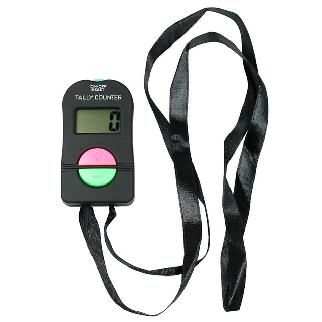 Tally Counter Electronic Counts Up or Down with Strap Golf Gym Security running