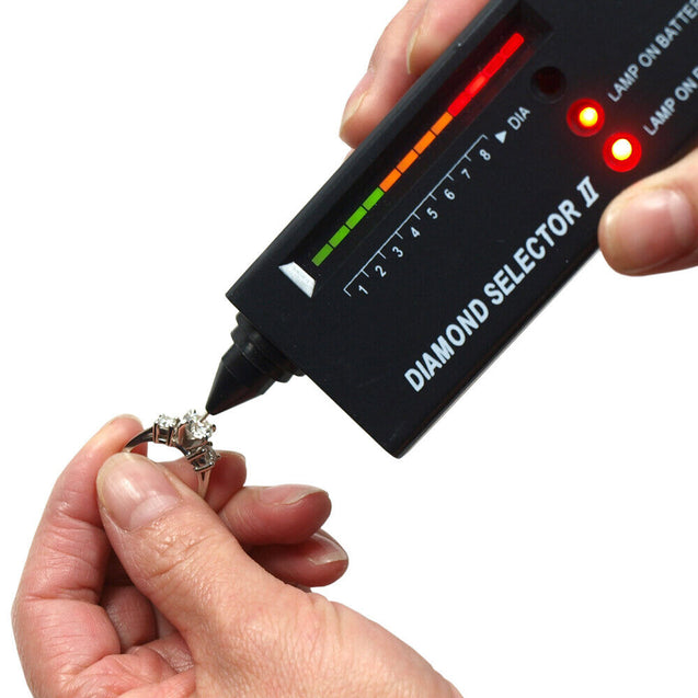 Jeweler diamond tool kit : Portable Diamond Tester - Loupe - Gemstone Tweezers