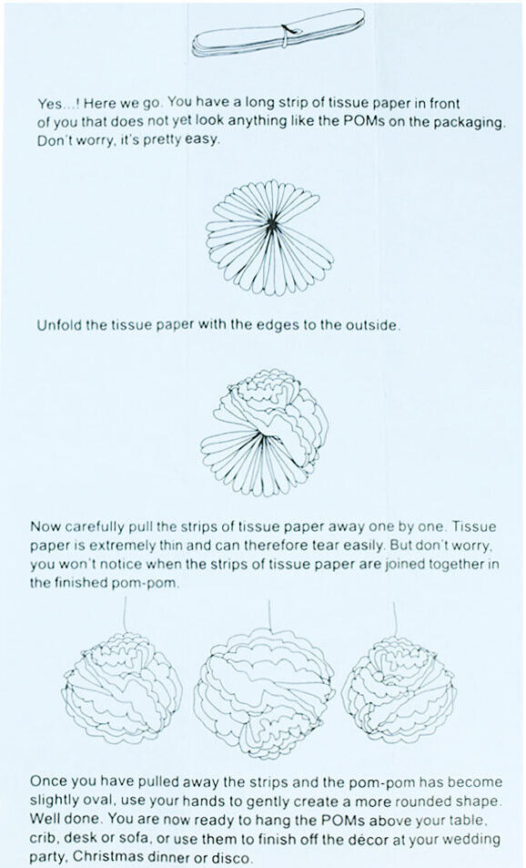 Paper Flower Tissue Pom Pom Hanging Ball Wedding Babyshower Party Decor 12PCS