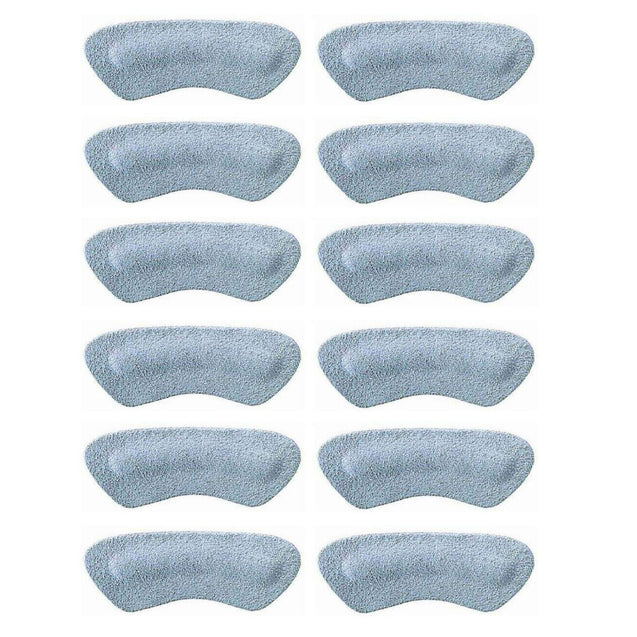 Suede Leather Heel Grip Self-Adhesive Stop Slipping Shoe Liner Cushion Pads Soft