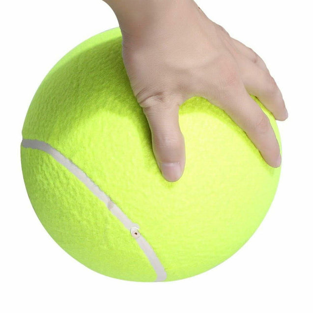 Jumbo 9.5" Large Pet Dog Tennis Ball Thrower Chucker Launcher Play Toy w/ Pump