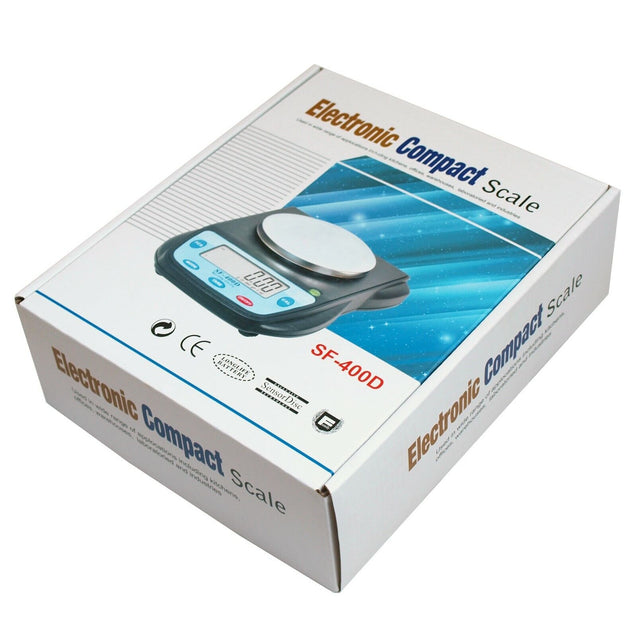 500g x 0.01g High Precision Digital Scale SF-400D2 Counting wit USB Wall Adapter