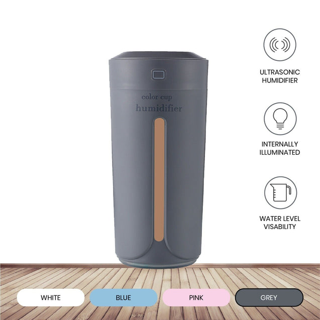 Portable USB Mini Ultrasonic Color Change Humidifier Air Diffuser Mist Purifier