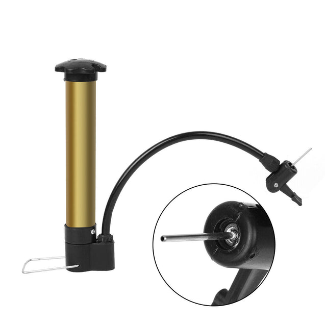 Mini Portable Bicycle Cycling Air Pump Bike Sports Ball Pump Needle Valve