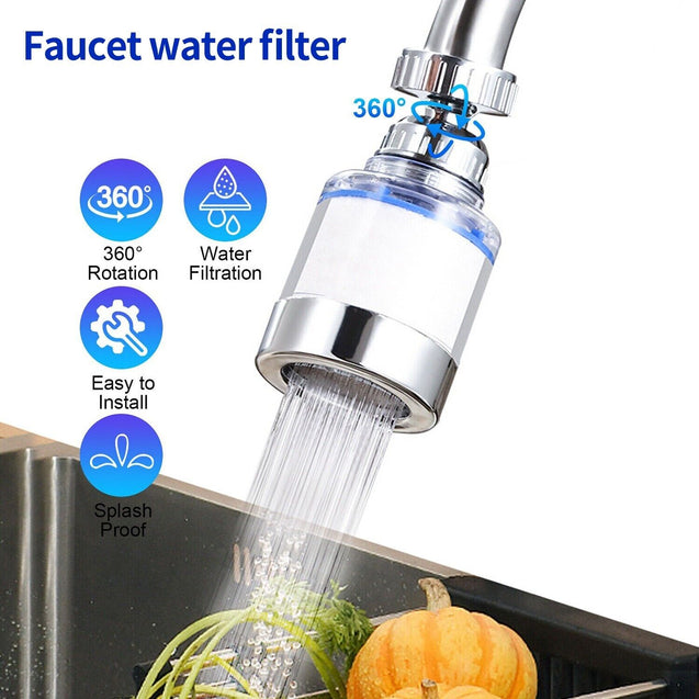 Faucet Water Filter Tap Filtration Kitchen Bathroom Sink Mount Purifier System