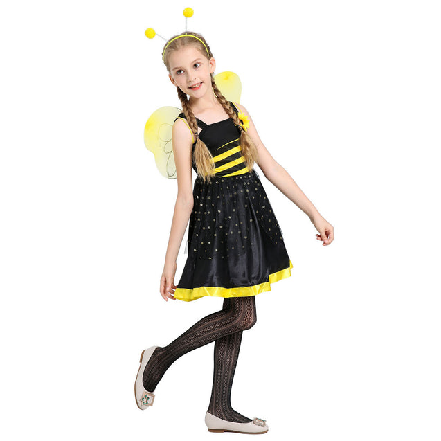 Halloween Honey Bumble Bee Dress Cute Adorable Pretty Custom School Play Costume