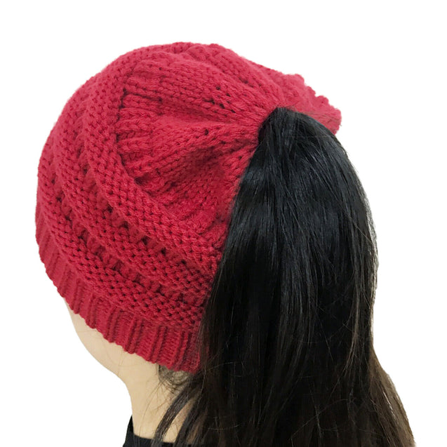 Women's Bubble Knit Slouchy Baggy Beanie Oversize Winter Hat Ski Cap Stylish and