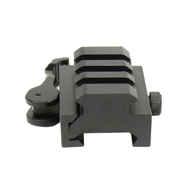 Set of 2 Quick Release Detach 1/2" Mini Riser QR Block Mounts For Picatinny Rail