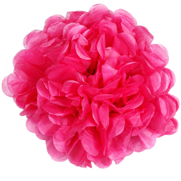 Paper Flower Tissue Pom Pom Hanging Ball Wedding Babyshower Party Decor 12PCS