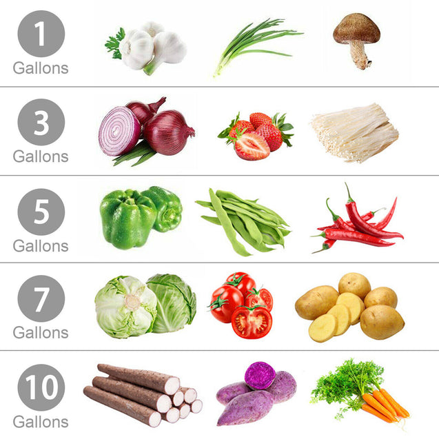 6 Pk Grow Bags Plant Fabric Pot Nursery Soil Bag with Handles Thickened Nonwoven