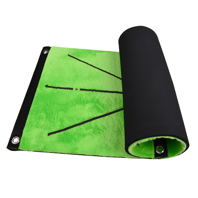 Velvet Golf Training Mat Swing Detection Practice Training Hitting Aid Game Pad