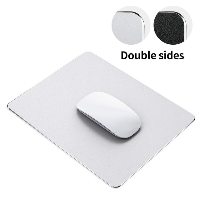 Aluminum Metal Mouse Pad Mat Smooth Magic Ultra Thin Double Side Mouse Mat