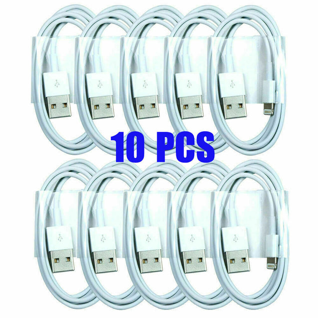 3 FT USB Data Sync Cord Charging Cable for iPhone 13 12 11 X 8 7 6s 6 5