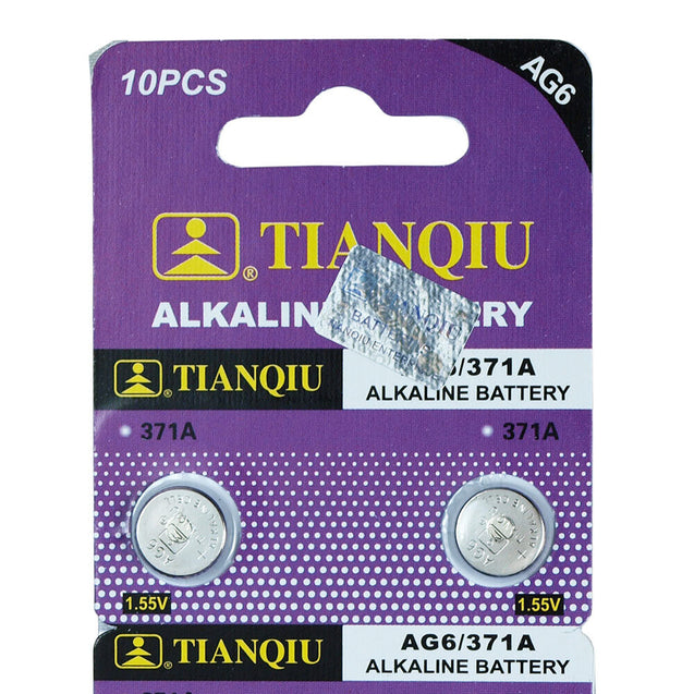 200 PCS LR69 AG6 371 LR921 1.5V Alkaline Battery for Watch Lighter US Free ship