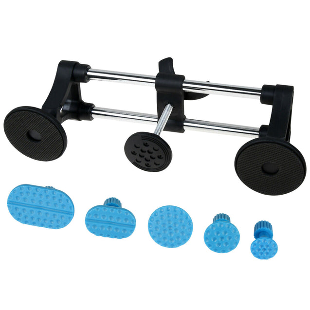 Car Paintless Dent Puller Tabs Bridge Lifter Body Repair Hail Removal Tool Kit