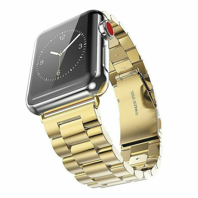 Stainless Steel Wrist Band Clasp for Apple Watch Series 4/3/2/1 iWatch 38/42mm