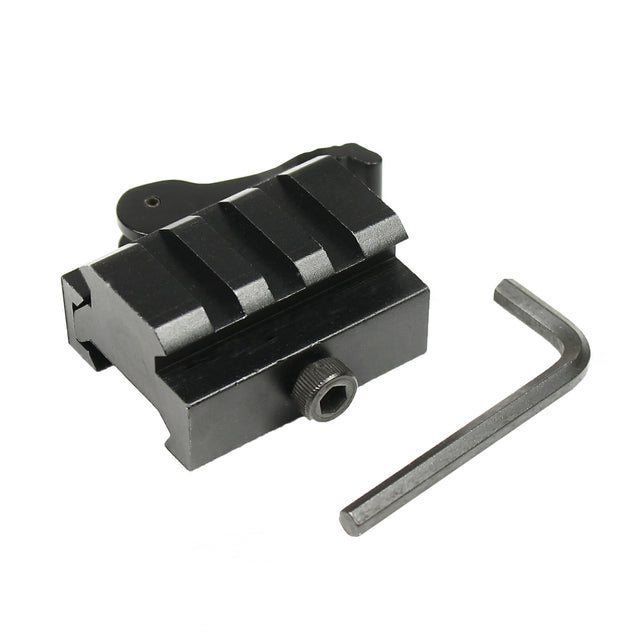Set of 2 Quick Release Detach 1/2" Mini Riser QR Block Mounts For Picatinny Rail