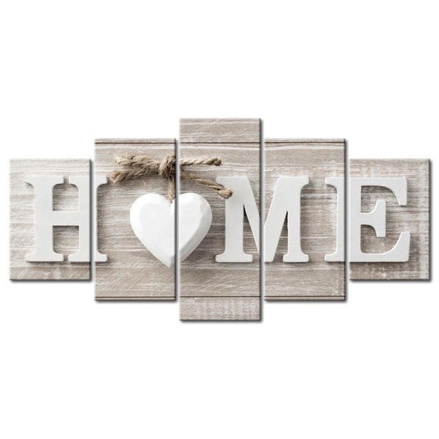 5PCS Unframed Modern Wall Art Painting Print Canvas Picture Home Room Decor Gift