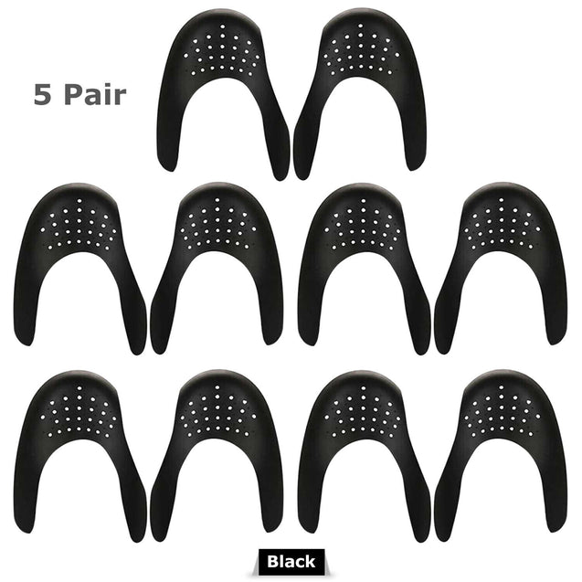 5 Pairs Shoe Protector Anti Crease Force Fields Cover Toe Cap Creasing Decreaser