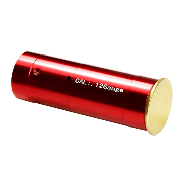 Red Laser Bore Sight 12 Gauge Barrel Cartridge Boresighter for 12ga Shotguns