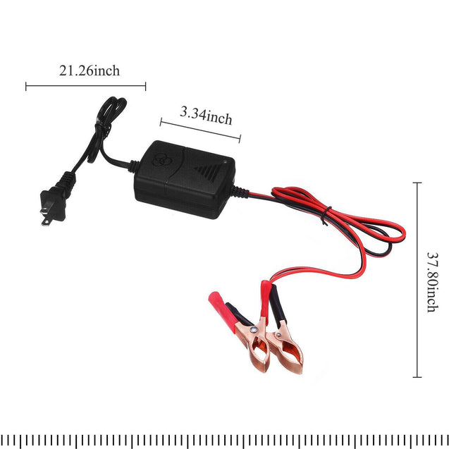 2PCS Car Battery Charger Maintainer 12V Trickle RV for Truck Motorcycle ATV Auto