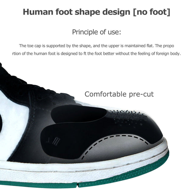 5 Pairs Shoe Protector Anti Crease Force Fields Cover Toe Cap Creasing Decreaser