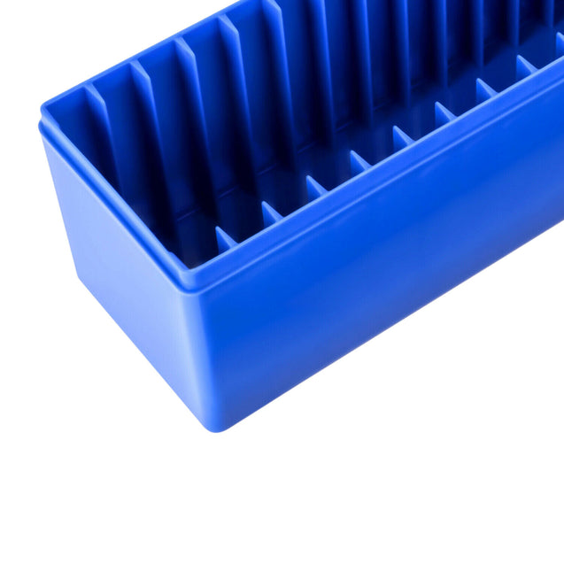 Storage Box Plastic Case for 20 Certified PCGS NGC Slabs Coin Holders Blue NEW