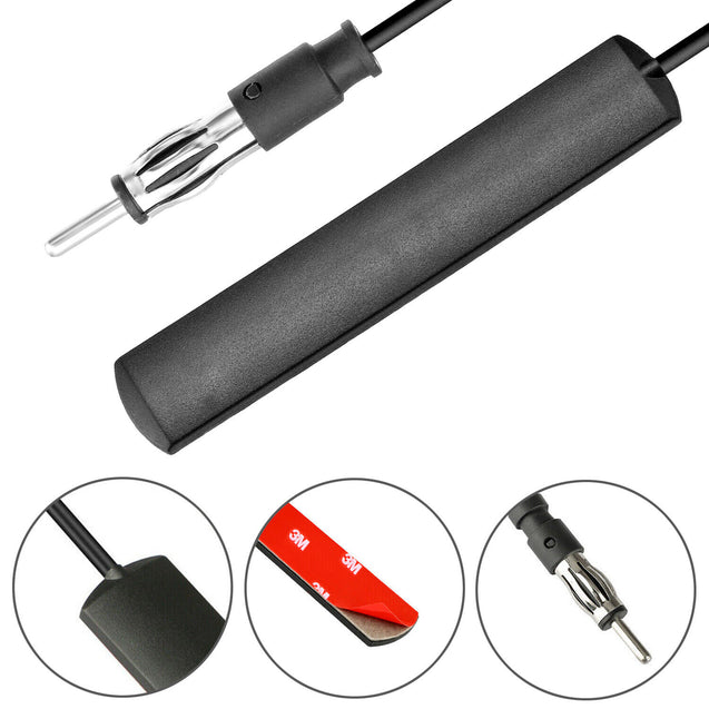 Car Radio Stereo Hidden Antenna Stealth FM AM For Vehicle Truck Motorcycle Boat