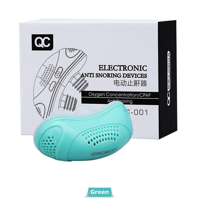 Micro Electric CAPA Noise Anti Snoring Device Sleep Apnea Stop Snore Aid Stopper